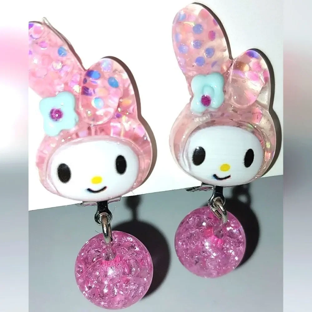 Beautiful fashion clip-on kids earrings